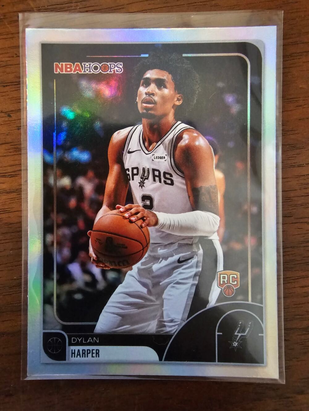 Dylan Harper 2025-2026 Topps NBA Hoops #7 - Rookie - San Antonio Spurs